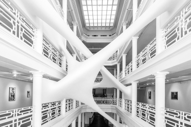 Interior architectural image of The Moore Building in Miami