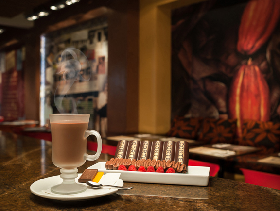 Chocolate bar ad for Nexos magazine